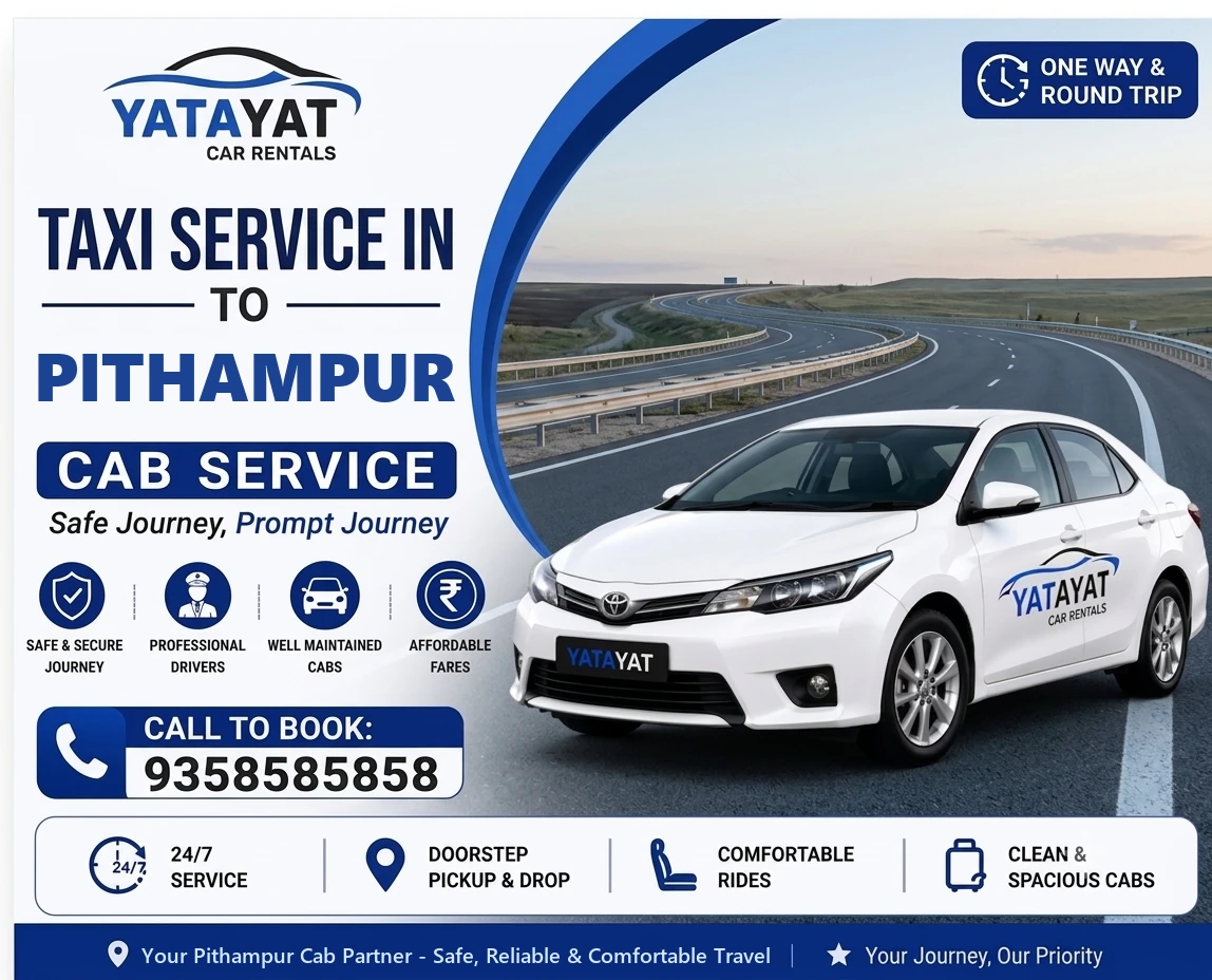 Taxi Services Yatayat From Pithampur