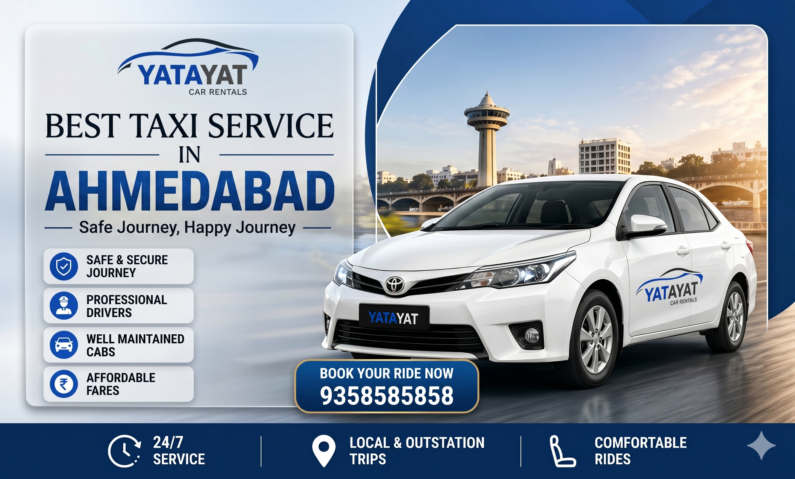 Taxi Service in Bharuch | One way Taxi Service in Bharuch